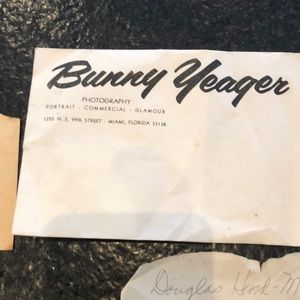 Bunny Yeager memorabilia